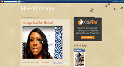 Desktop Screenshot of meechie2cute.blogspot.com