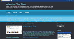 Desktop Screenshot of advertiseurblog.blogspot.com