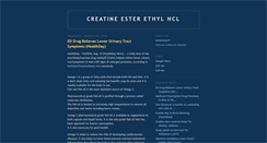 Desktop Screenshot of creatine-ester-ethyl-hclepruvcdut.blogspot.com