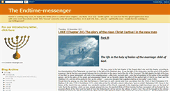 Desktop Screenshot of endtime-messenger.blogspot.com