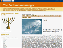 Tablet Screenshot of endtime-messenger.blogspot.com