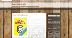 Desktop Screenshot of lvkrkraamatublogi.blogspot.com