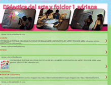 Tablet Screenshot of didacticadelarteyfolclor1adriana.blogspot.com