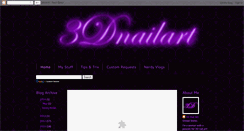 Desktop Screenshot of 3dnailart.blogspot.com