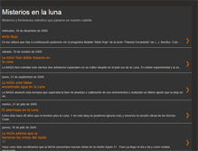 Tablet Screenshot of misteriosenlaluna.blogspot.com
