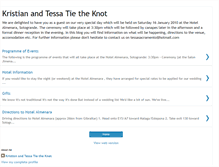 Tablet Screenshot of kristianandtessatietheknot.blogspot.com