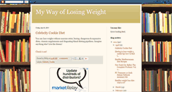 Desktop Screenshot of mylosingweight.blogspot.com