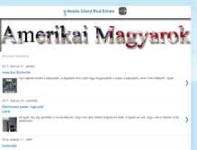 Tablet Screenshot of amerikaimagyarok.blogspot.com