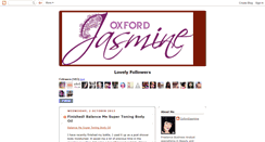 Desktop Screenshot of oxfordjasmine.blogspot.com