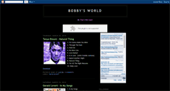 Desktop Screenshot of bobbysworld1999.blogspot.com