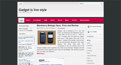 Desktop Screenshot of onthegadget.blogspot.com