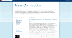 Desktop Screenshot of masscommjobs.blogspot.com