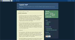 Desktop Screenshot of captainvoip.blogspot.com