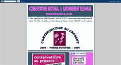 Desktop Screenshot of marseilleconservatoireaupresent-2009.blogspot.com