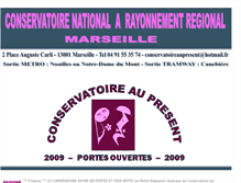 Tablet Screenshot of marseilleconservatoireaupresent-2009.blogspot.com