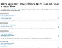 Tablet Screenshot of doping-conspiracy.blogspot.com