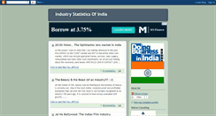 Desktop Screenshot of indiaindustrystatistics.blogspot.com