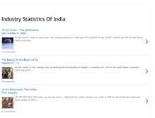 Tablet Screenshot of indiaindustrystatistics.blogspot.com