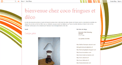 Desktop Screenshot of chezcocofringuedeco.blogspot.com