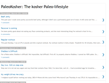 Tablet Screenshot of paleokosher.blogspot.com