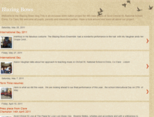 Tablet Screenshot of blazingbows.blogspot.com