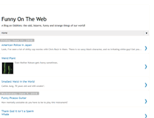 Tablet Screenshot of funnyontheweb.blogspot.com