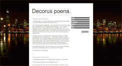 Desktop Screenshot of decoruspoena.blogspot.com