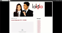 Desktop Screenshot of lalola-philippines.blogspot.com