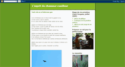 Desktop Screenshot of espritduchasseurcueilleur.blogspot.com
