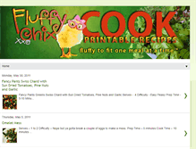 Tablet Screenshot of fluffychixcook-printablerecipes.blogspot.com