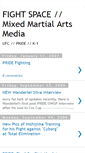 Mobile Screenshot of fightspace.blogspot.com