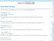 Tablet Screenshot of onesitefantasy.blogspot.com