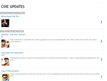 Tablet Screenshot of cineupdates.blogspot.com