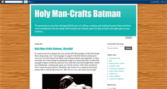 Desktop Screenshot of holymancraftsbatman.blogspot.com