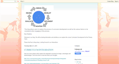 Desktop Screenshot of curriculumfortheprimaryecyears.blogspot.com