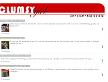 Tablet Screenshot of clumsiegirlclub.blogspot.com