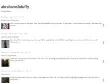 Tablet Screenshot of abrahamsandduffy.blogspot.com