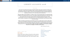 Desktop Screenshot of libertyalliance2008.blogspot.com