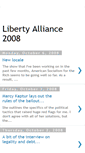 Mobile Screenshot of libertyalliance2008.blogspot.com