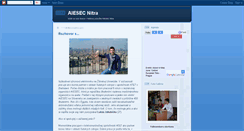 Desktop Screenshot of aiesecnitra.blogspot.com
