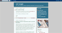 Desktop Screenshot of aecinsight.blogspot.com