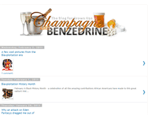 Tablet Screenshot of champagneandbenzedrine.blogspot.com