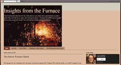 Desktop Screenshot of insightsfromthefurnace.blogspot.com