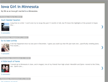 Tablet Screenshot of iowagirlinminnesota.blogspot.com