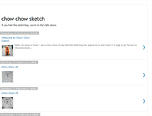 Tablet Screenshot of chowchowsketch.blogspot.com