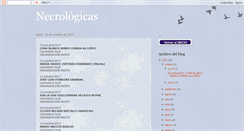 Desktop Screenshot of defunciones2011.blogspot.com