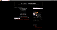 Desktop Screenshot of imnothomeless.blogspot.com