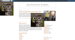 Desktop Screenshot of magnificentmamma.blogspot.com