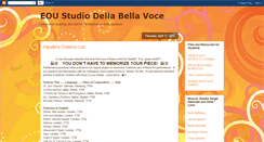 Desktop Screenshot of eoustudiodellabellavoce.blogspot.com