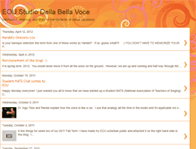 Tablet Screenshot of eoustudiodellabellavoce.blogspot.com